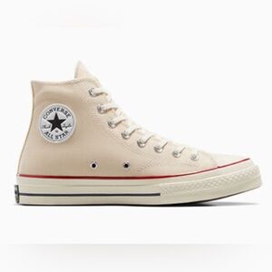 Converse Chuck 70 Canvas - Parchment/Garnet/Egret - Size 8.5W / 6.5M